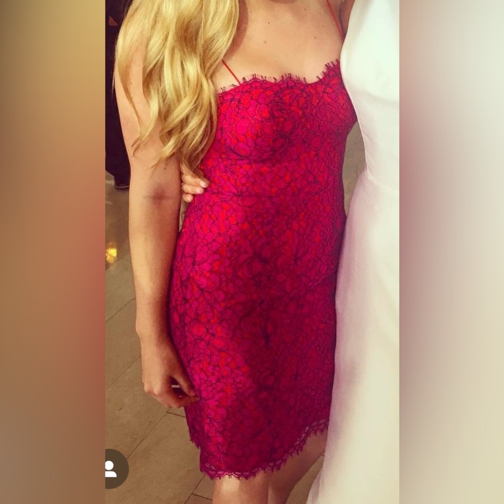 Likely hot pink mini dress